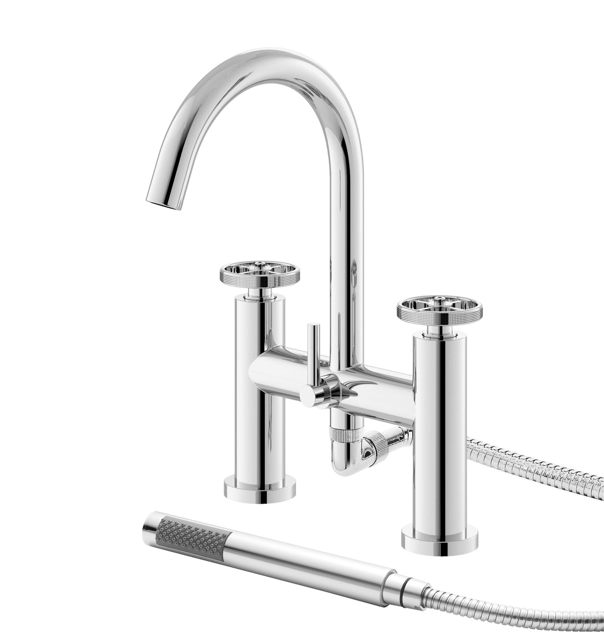 Nuie Revolution Bath Shower Mixer – Chrome, photo 2
