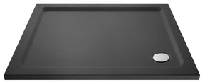 Nuie Slate Grey Slimline Rectangular Shower Tray, photo 2