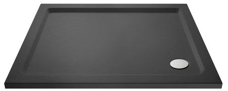 Nuie Slate Grey Slimline Rectangular Shower Tray, photo 2