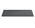 Nuie 1700 x 700mm Slate Grey Slimline Bath Replacement Shower Tray – Grey Slate