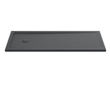 Nuie 1700 x 700mm Slate Grey Slimline Bath Replacement Shower Tray – Grey Slate