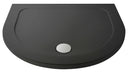 Nuie 1050 x 950mm Slate Gray Slimline D Shape Shower Tray – Grey Slate, photo 2