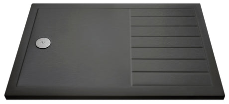 Nuie Slate Grey Slimline Rectangular Shower Tray – 1700 x 700mm & 1700 x 800mm, photo 2