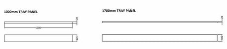 Nuie 1000mm 1700 & Panel Leg Set & Plinth Kit – Grey Slate, photo 2