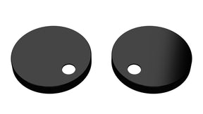Nuie Toilet Seat Cover Caps – Matt Black
