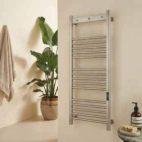 Kartell K-VIT Toro brushed nickel electric towel rail