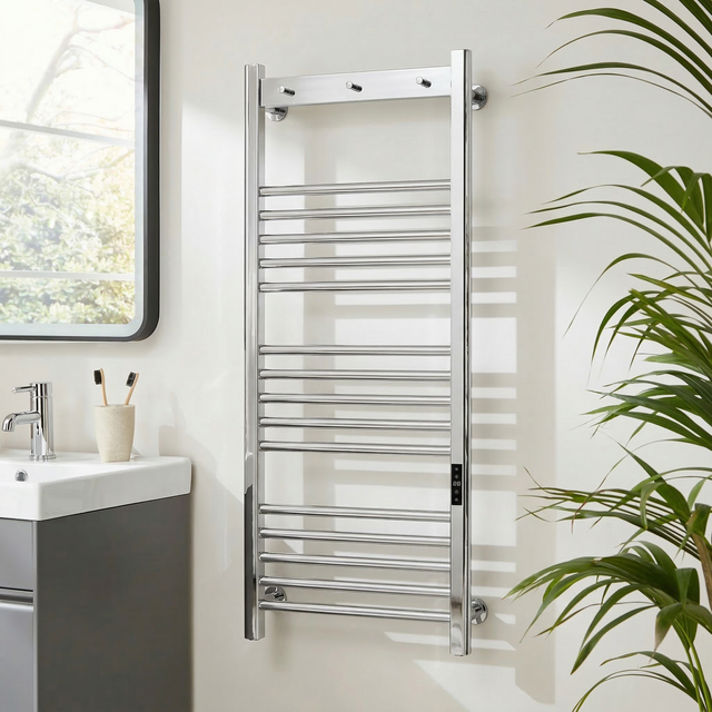 Kartell K-VIT Toro chrome electric towel rail