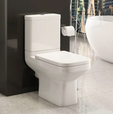 Kartell K-VIT Trim Close Coupled WC with Soft Close Seat- White Gloss (POT471TR-POT472TR)
