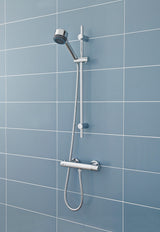 Nuie Minimalist Thermostatic Bar Shower Valve – Chrome