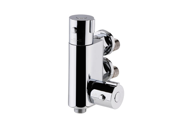 Nuie Vertical Thermostatic Bar Shower Valve – Chrome