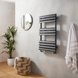 Kartell K-VIT Venetian anthracite towel rail, 850 x 500mm