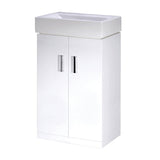 Nuie Mayford 2 Door Floor Standing Vanity Unit With Basin – 450mm, 550mm & 650mm, photo 2