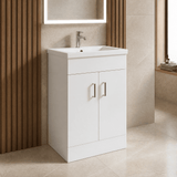 Nuie Eden 2 Door Floor Standing Vanity Unit With Basin – 500mm & 600mm