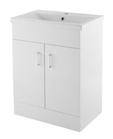 Nuie Eden 2 Door Floor Standing Vanity Unit With Basin – 500mm & 600mm, photo 2