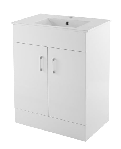 Nuie Eden 2 Door Floor Standing Vanity Unit With Basin – 500mm & 600mm, photo 3
