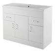 Nuie Eden 3 Door 2 Drawer Floor Standing Vanity Unit With Basin – 800mm & 1000mm, photo 2