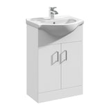 Nuie Mayford 2 Door Floor Standing Vanity Unit With Basin – 450mm, 550mm & 650mm, photo 4