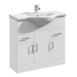 Nuie Mayford 3 Door 2 Drawer Floor Standing Vanity Unit With Basin – 750mm & 850mm, photo 2