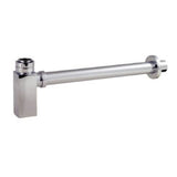 Kartell K-VIT Minimalist Square Bottle Trap with Extension Tube – Chrome (WAS025)