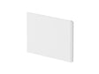 Nuie 725mm Acrylic B-Shaped Shower Bath End Panel – European White, photo 2