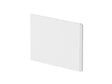 Nuie 700mm P-Shaped Acrylic Shower Bath End Panel – European White, photo 2