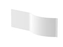 Nuie P-Shaped Acrylic Shower Bath Front Panel – 1500mm, 1600mm & 1700mm, photo 3