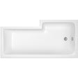 Nuie Square Shower Bath With Legs – 1500mm, 1600mm & 1700mm, photo 2