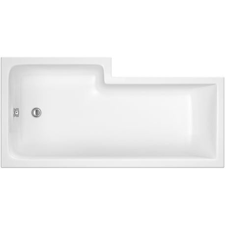 Nuie Square Shower Bath With Legs – 1500mm, 1600mm & 1700mm, photo 3