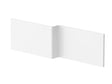 Nuie 1800mm Acrylic Shower Bath Front Panel – Gloss White