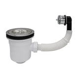 Nuie Basket Strainer Sink Waste – Polished Stainless Steel