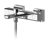 Nuie Windon Wall Mounted Thermostatic Bath Shower Mixer – Chrome, photo 2