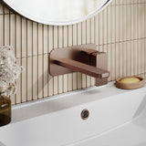 Nuie Windon 2 Tap Hole Wall Mounted Basin Mixer