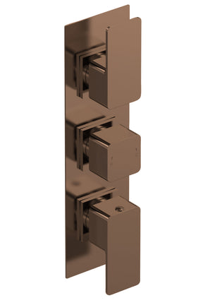 Nuie Windon Triple Thermostatic Shower Valve With Diverter