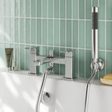 Nuie Windon Deck Mounted Bath Shower Mixer With Kit – Chrome