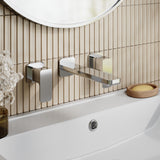 Nuie Windon 3 Tap Hole Wall Mounted Basin Mixer – Chrome