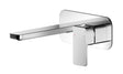 Nuie Windon 2 Tap Hole Wall Mounted Basin Mixer With Plate – Chrome, photo 2