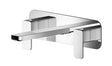 Nuie Windon 3 Tap Hole Wall Mounted Basin Mixer With Plate – Chrome, photo 2