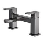 Nuie Windon Deck Mounted Bath Filler – Brushed Bronze, Matt Black, Brushed Pewter or Brushed Brass, photo 4