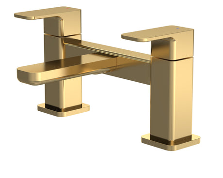 Nuie Windon Deck Mounted Bath Filler – Brushed Bronze, Matt Black, Brushed Pewter or Brushed Brass, photo 5