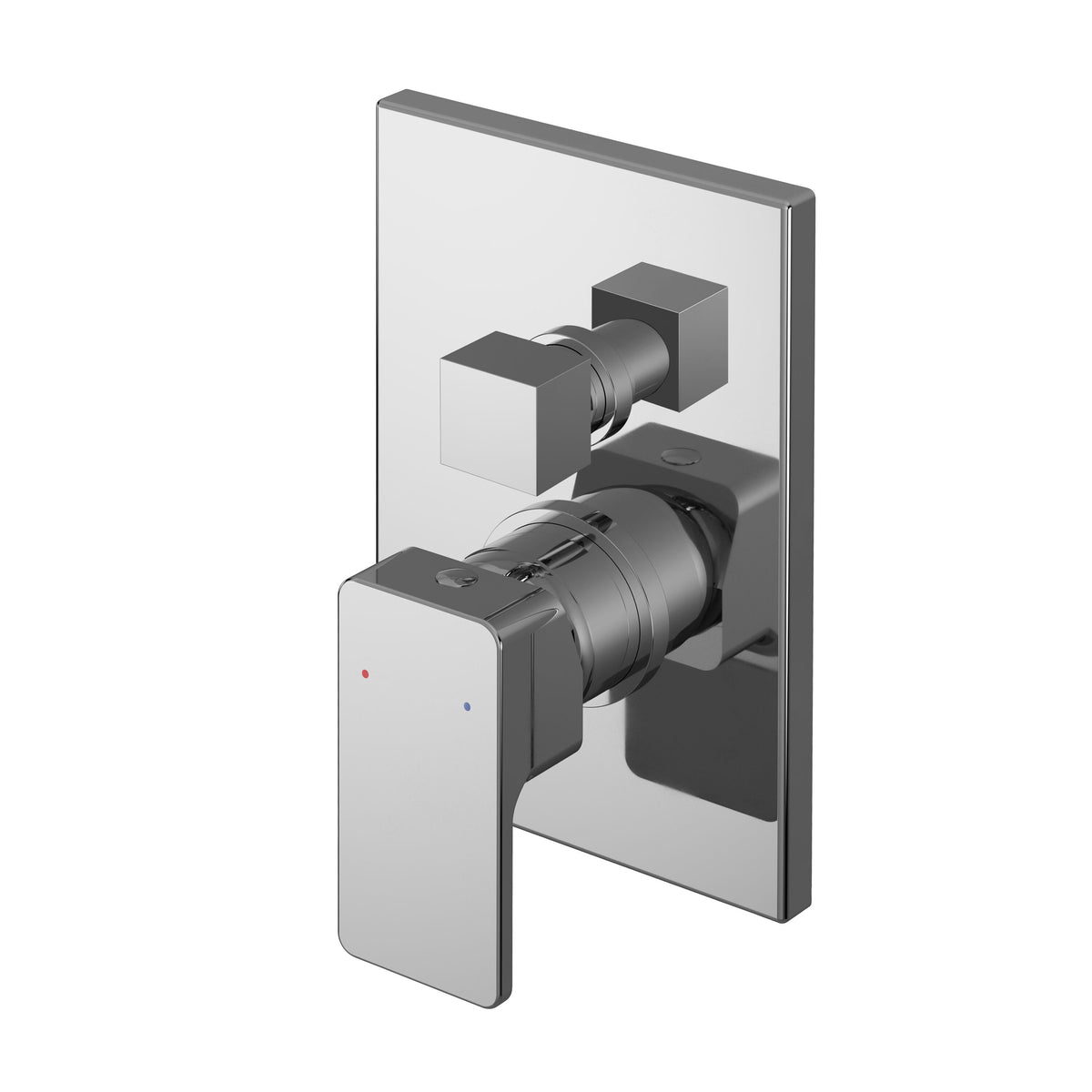 Nuie Windon Manual Twin Shower Valve With Diverter – Chrome, photo 2