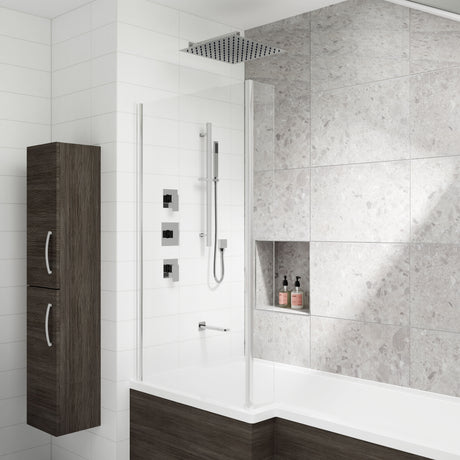 Nuie Windon Concealed Triple Shower Valve With Diverter – Chrome