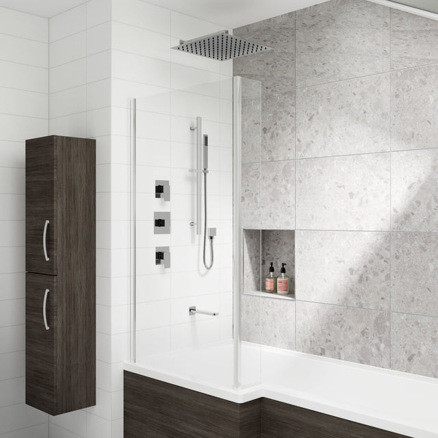 Nuie Windon Concealed Triple Shower Valve With Diverter – Chrome