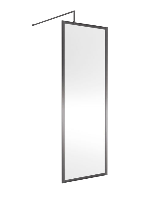 Nuie Framed Wetroom Screen – 1850mm High – 700mm, 760mm, 800mm, 900mm, 1000mm, 1100mm, 1200mm & 1400mm