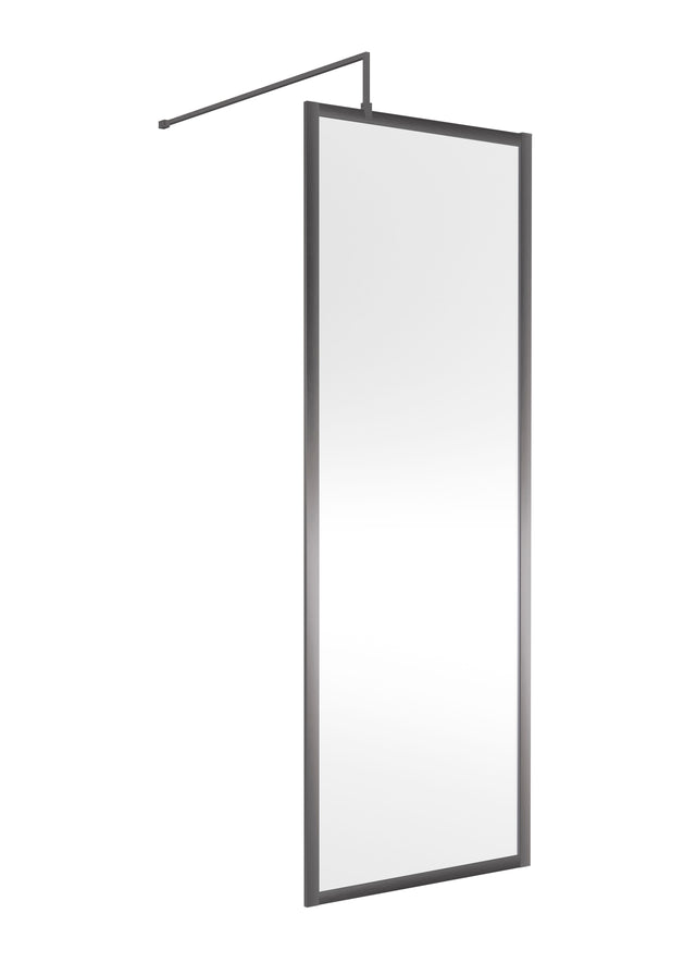 Nuie Framed Wetroom Screen – 1850mm High – 700mm, 760mm, 800mm, 900mm, 1000mm, 1100mm, 1200mm & 1400mm