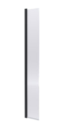 Nuie 320mm Semi-Frameless Fluted Hinged Wetroom Screen – Brushed Brass, Matt Black or Chrome, photo 2