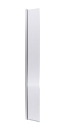 Nuie 320mm Semi-Frameless Fluted Hinged Wetroom Screen – Brushed Brass, Matt Black or Chrome, photo 3