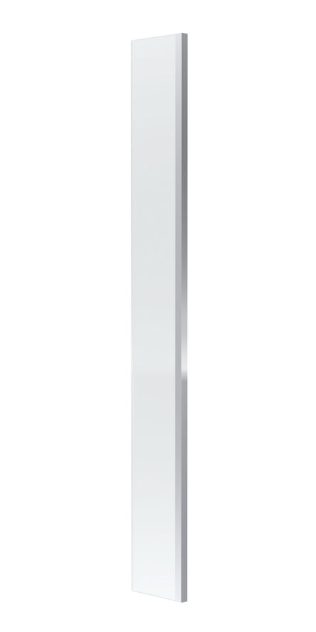 Nuie 200mm Semi-Frameless Fixed Return Wetroom Screen – Chrome, photo 2