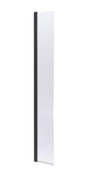 Nuie 320mm Semi-Frameless Hinged Wetroom Screen – Matt Black or Brushed Brass