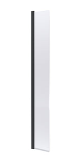 Nuie 320mm Semi-Frameless Hinged Wetroom Screen – Matt Black or Brushed Brass