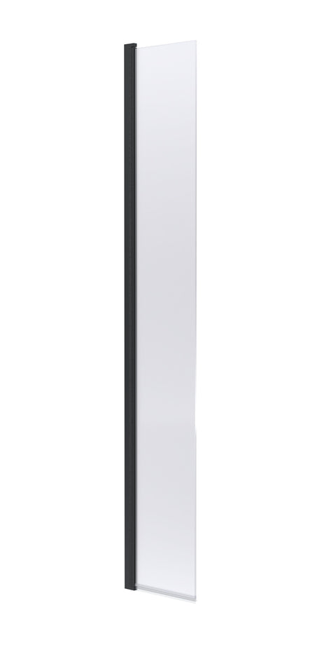 Nuie 320mm Semi-Frameless Hinged Wetroom Screen – Matt Black or Brushed Brass
